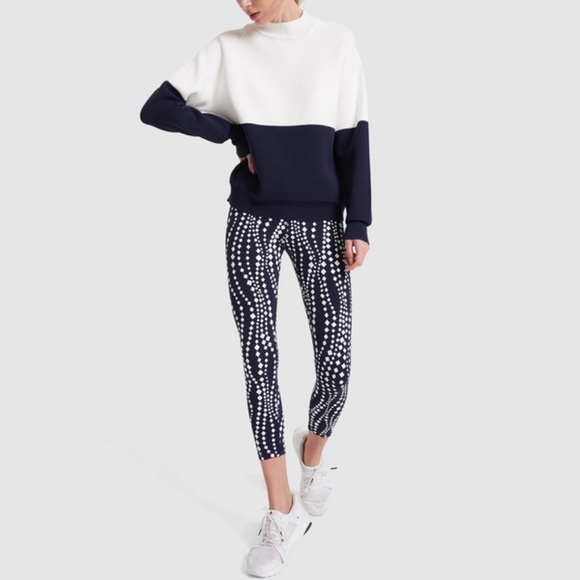 Tory Burch Pants - NWT Tory Burch Sport Reflective Print 7/8 Leggings